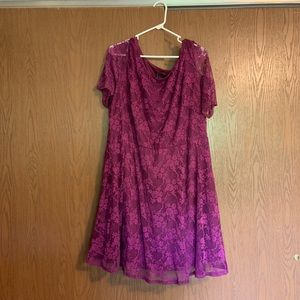 Purple Lace Dress